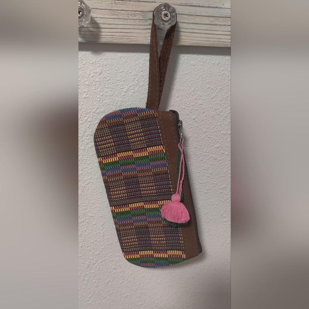 Nena & CO OG Clutch With Leather Trim!